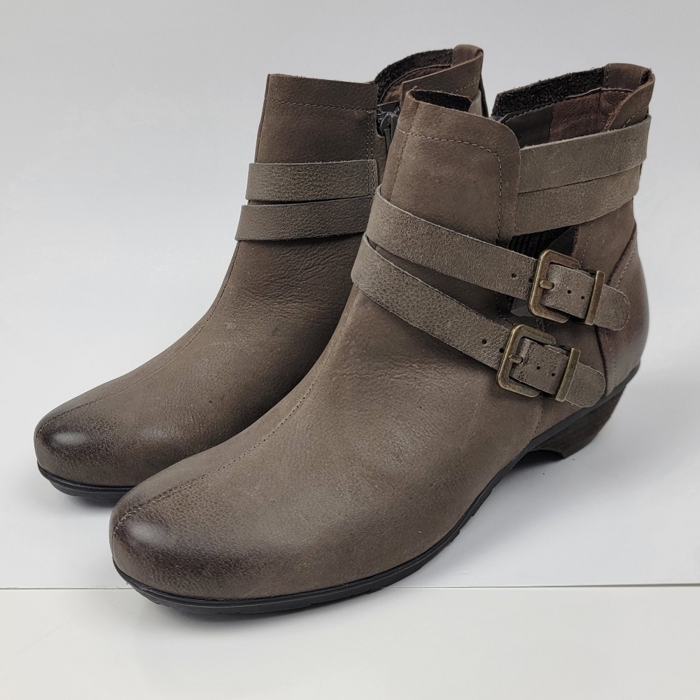 Abeo Nadia Buckle Cut Out Boots 7.5 NEW - Picture 7 of 12